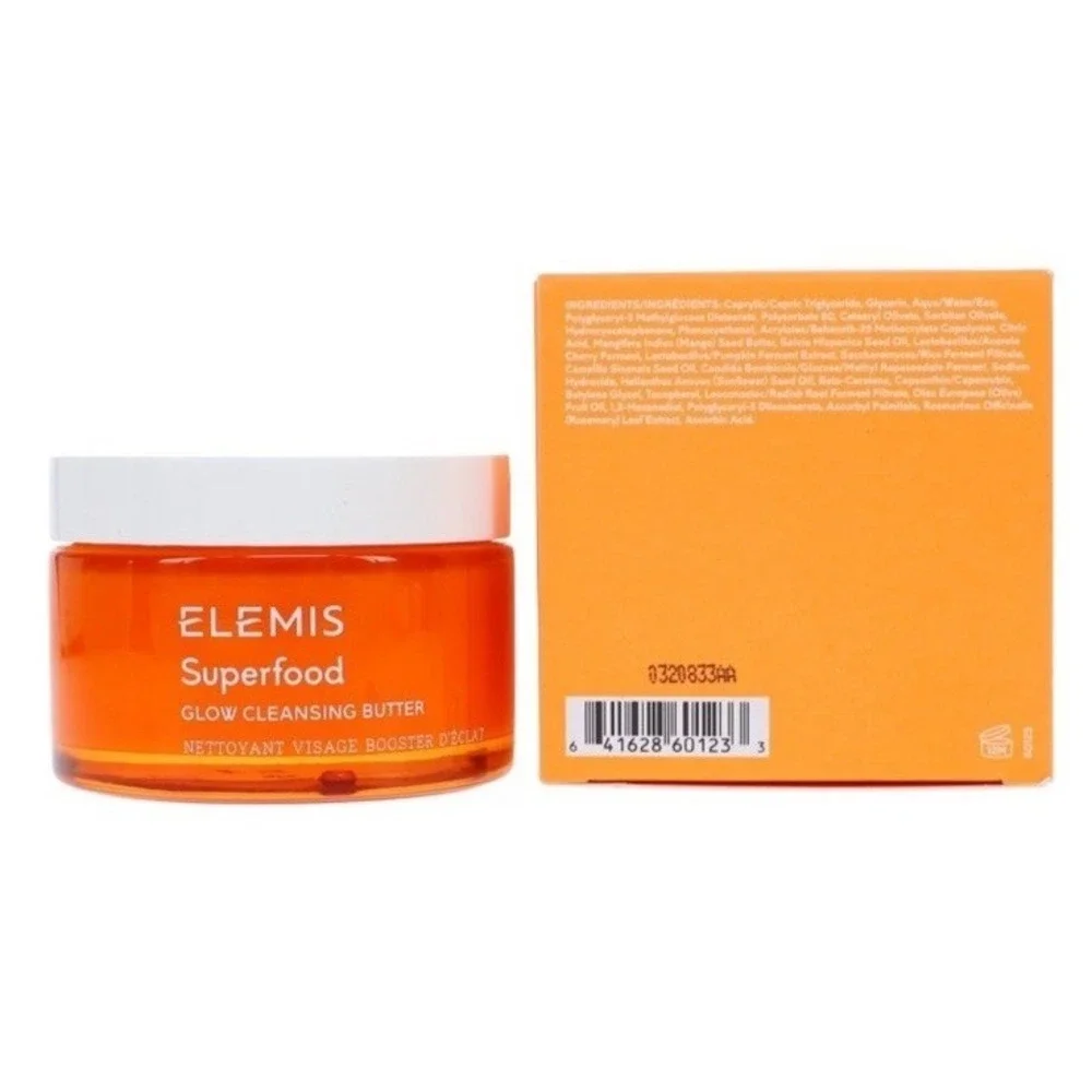 ELEMIS Superfood AHA Glow Facial Cleanser Butter 3oz Full Size NEW in Box